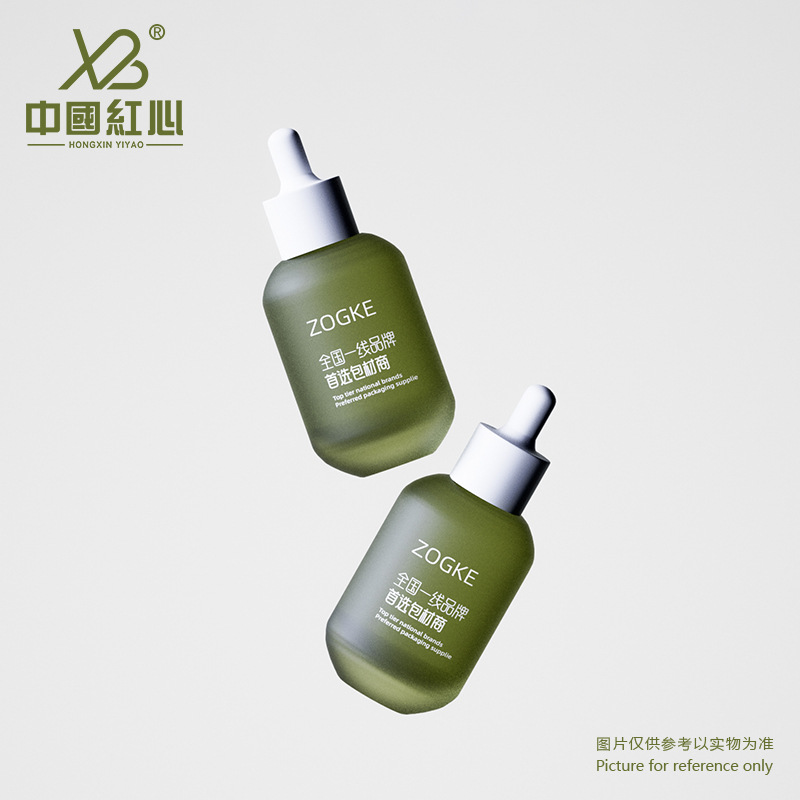 Manufacturers in stock new 15ml30ml50ml oval dropper bottle camellia oil sub-packed glass bottle oil bottle