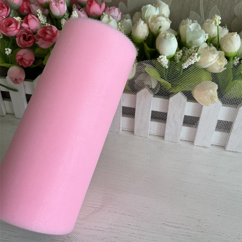 Picture of Wedding party decoration American mesh roll tutu skirt birthday table skirt tulle yarn wedding decoration 15cm * 25 yards