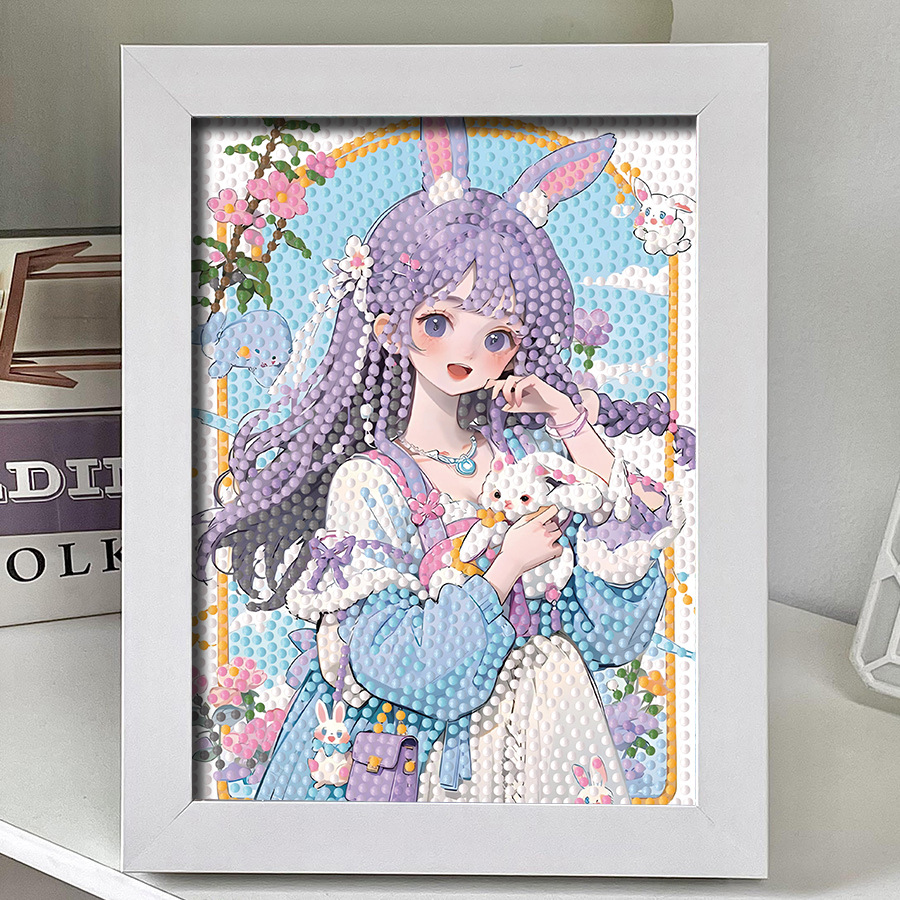 Picture of Strawberry Diamond painting diy handmade rhinestone tulip sunflower flower girl send girlfriend birthday gift wholesale