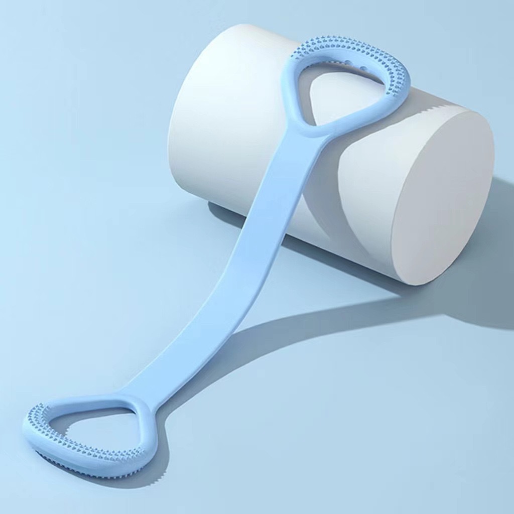 Picture of 8-word tension device female open back practice shoulder thin back artifact home yoga stretch belt back silicone thick elastic rope