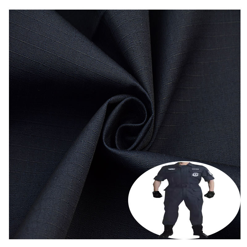 Spot supply polyester cotton plaid fabric special uniform clothing tactical shirt fabric