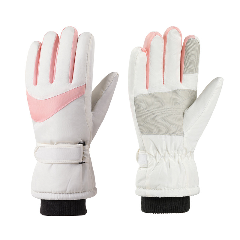 Picture of Strict selection winter ski gloves adult outdoor fleece-lined electric car riding gloves men's waterproof touch screen warm gloves
