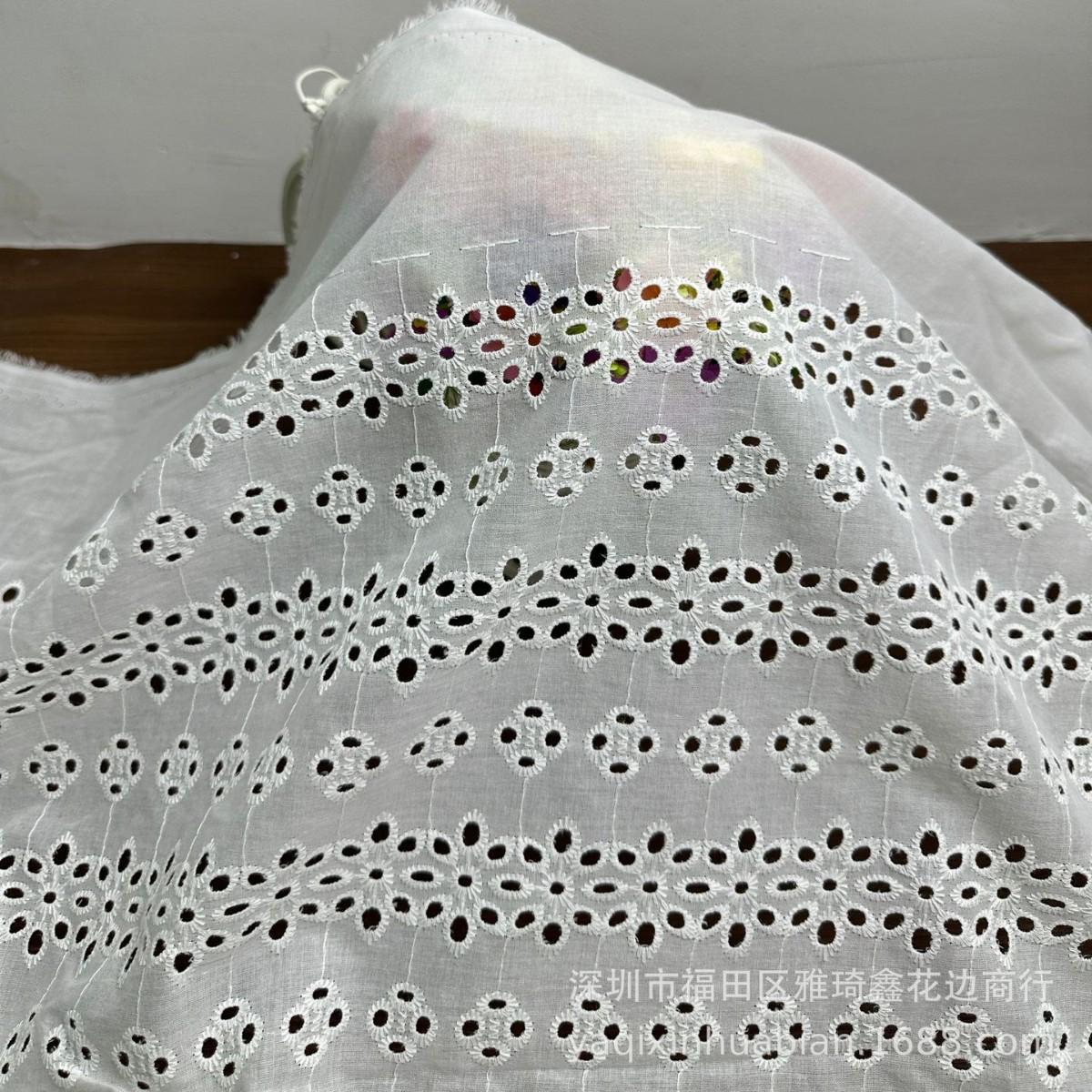 Picture of 300 cotton embroidery fabric 9088 cotton embroidery cloth cotton cotton thread embroidery perforated cotton embroidery cloth cotton