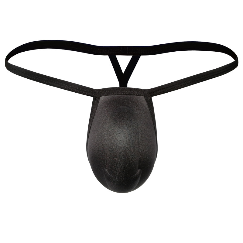 Picture of European and American foreign trade Men's sponge Cup underwear three-dimensional contour soft breathable thong Big Sexy GAY