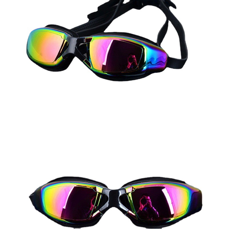 Swimming goggles mc2800 high-end high-definition large-frame electroplating waterproof anti-fog adult diving swimming glasses advanced swimming goggles