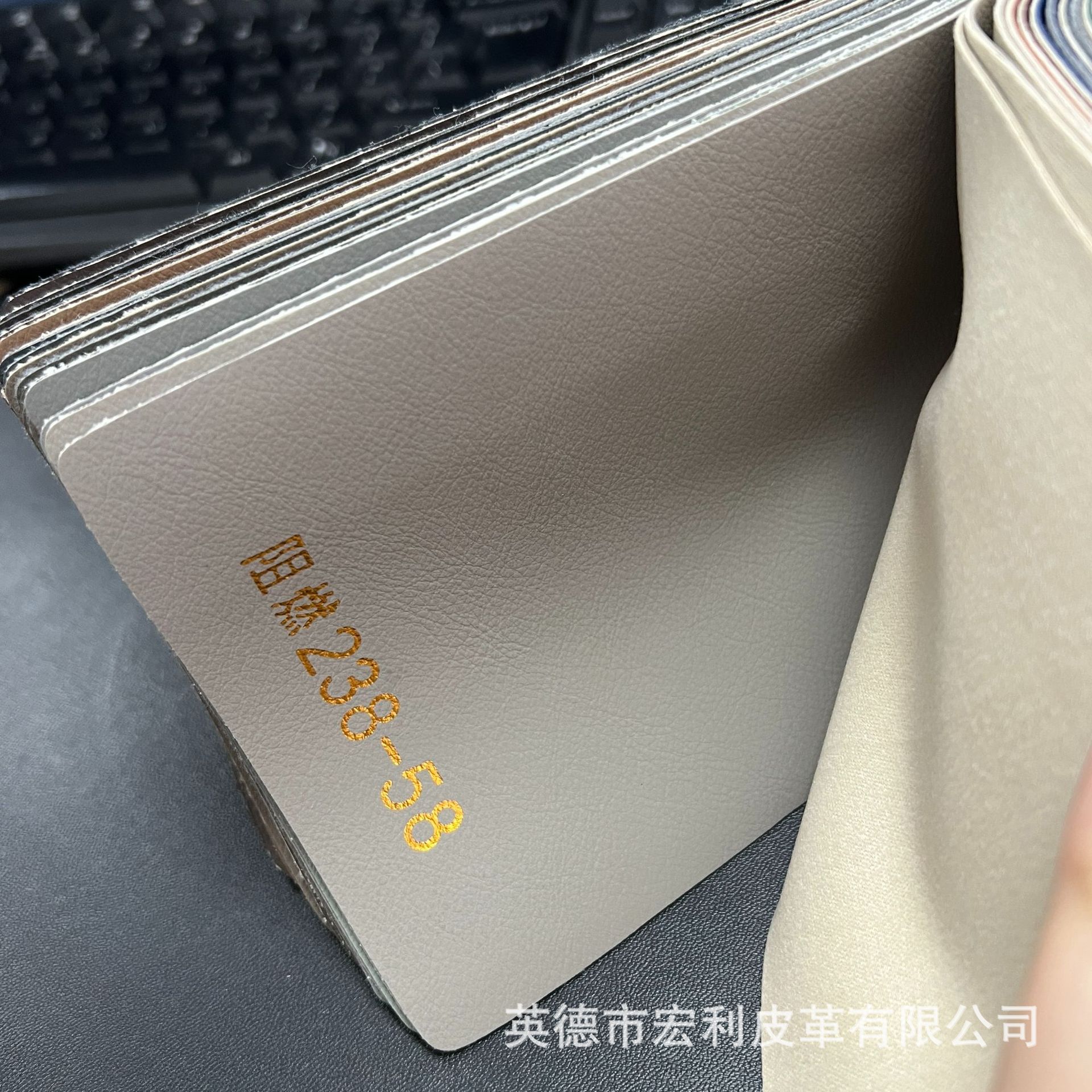 Picture of 238 light tumble flame retardant sofa leather mercerized cat claw leather car interior modification interior artificial leather