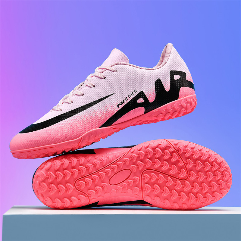Cross-border Foreign Trade 2024 New Soccer Shoes Men's High-top Broken Nail Youth Student Training Shoes AG Spike sneaker