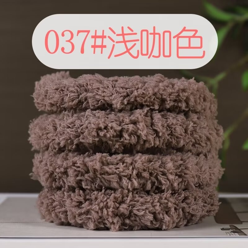 Picture of 15mm coral fleece twist bar super thick super dense handmade diy material bag puppy cat rabbit wool top