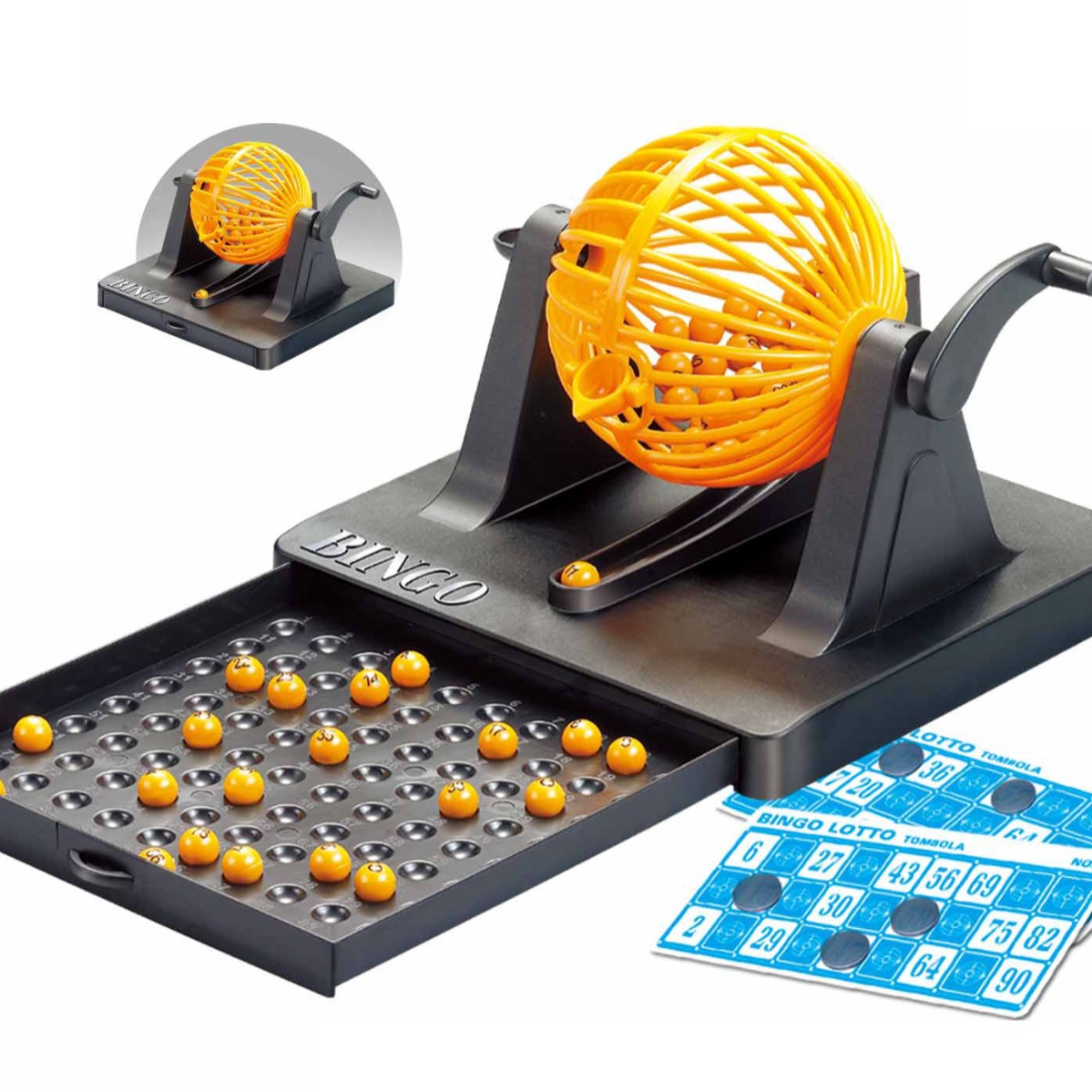 Cross-Border Manufacturer Wholesale 90 Code Lottery Machine Bingo Bingo Award Kidsren's Desktop Entertainment Party Game Chips