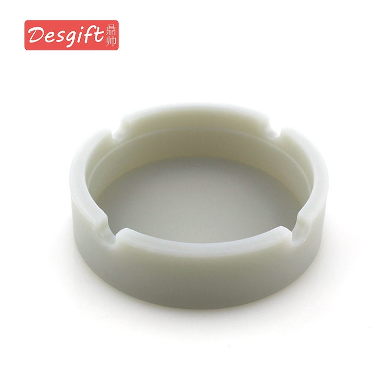 Picture of New silicone round ashtray camouflage mixed color psychedelic ashtray ashtray ashtray Cup printing logo ashtray