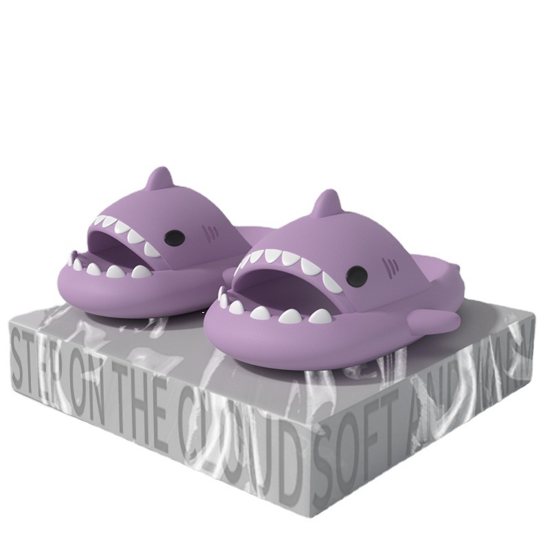 A New Generation of Shark Slippers for Summer Adult Couples, Home Furnishings, Funny Non-Slip Cartoon Men's Casual Wear