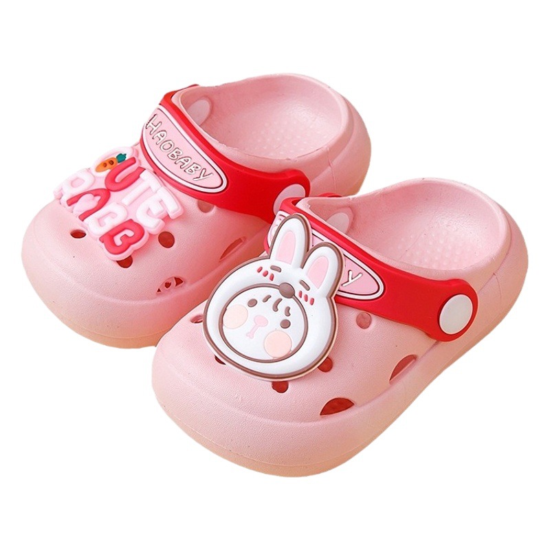 Summer non-slip children's slippers baby hole shoes wholesale boys and girls children summer cartoon children's slippers sandals