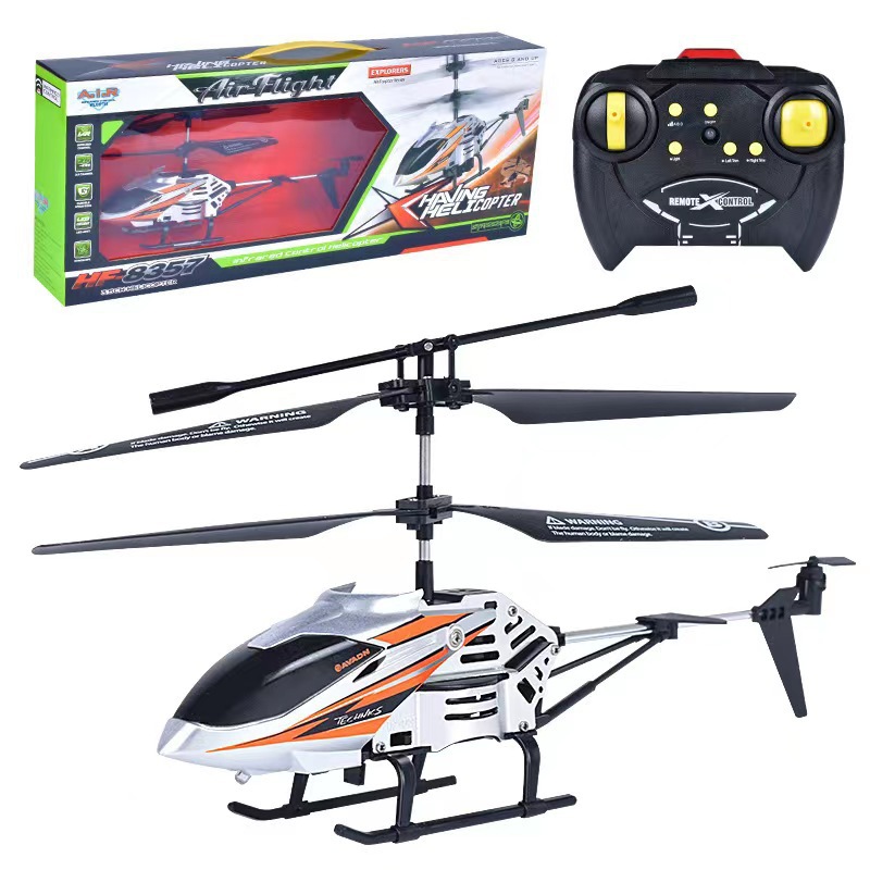 Picture of Remote Control Airplane Toy 3.5 Channel Crash-Resistant Light-Up Helicopter Model Drone Children's Sensor Remote Control