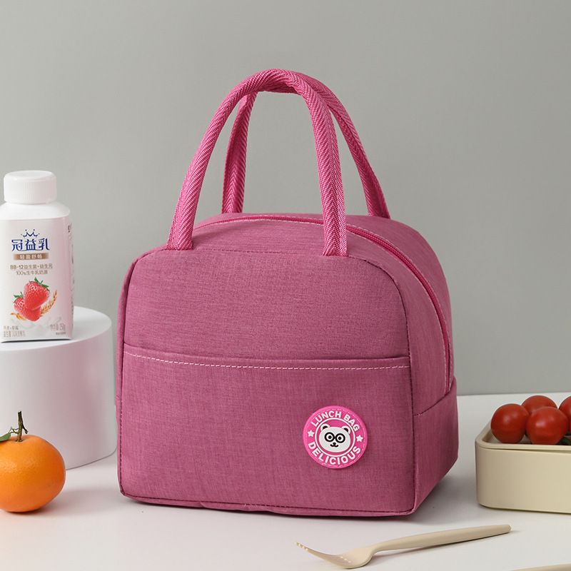 Picture of Oxford Cloth Lunch Box Lunch Bag Student Office Student Thickened Insulation Bag Convenient Portable Lunch Bag Thickened Aluminum Foil Bag