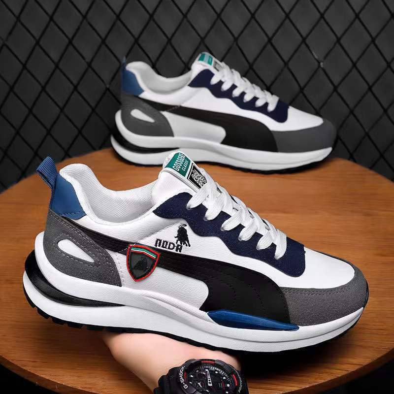 Cross-border sneaker 2024 Trendy Men's Casual Shoes Foreign Trade Fashion sneaker Torre Shoes Comfortable Soft Sole Men's Shoes