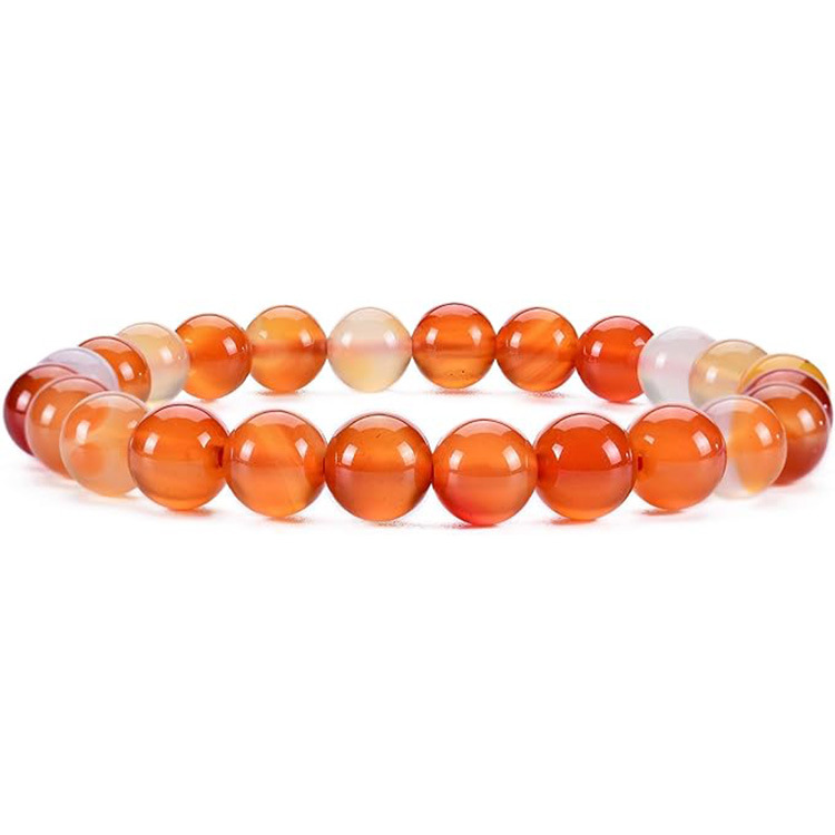 Picture of Zhou Lianfa 32 Color Amazon Crystal Agate Tiger Eye Bracelet Fashion Simple Single Circle Round Bead Cross-border Bracelet Batch