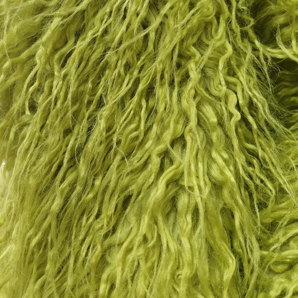 Spot Beach Wool Long Radish Silk Plush Long Hair Fabric 9cm Beach Cashmere