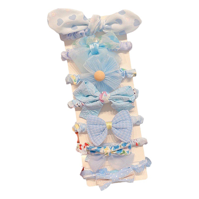 Children's bow hair band South Korea little girl's head rope high elastic durable rubber band cute baby hair tie hair rope