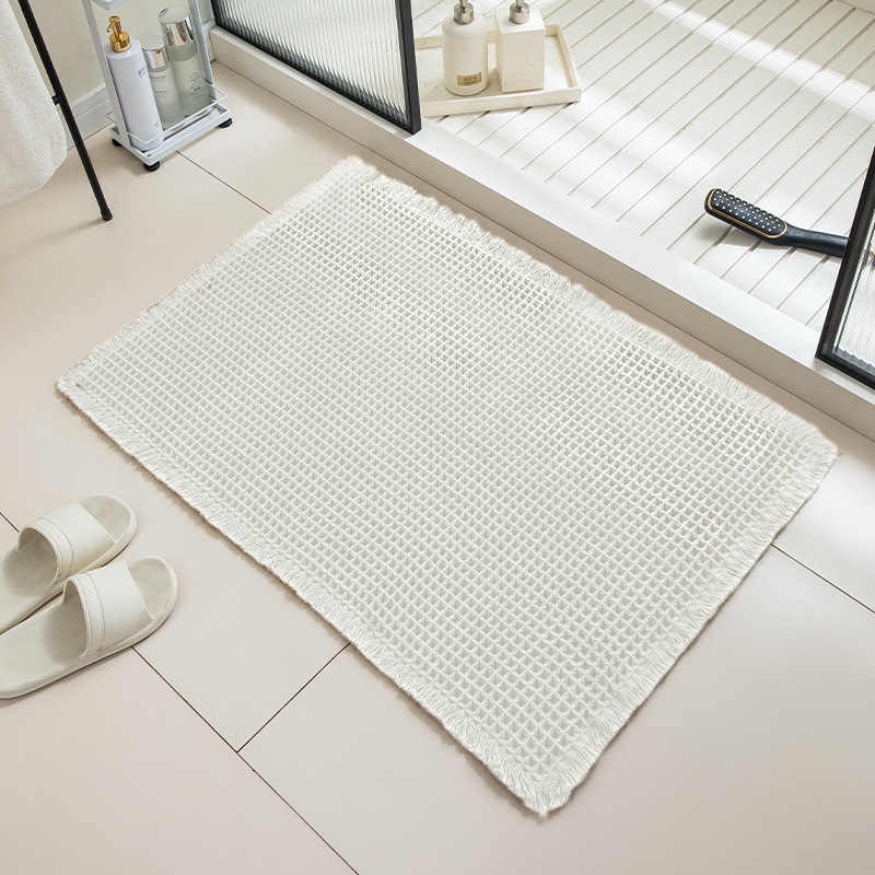 Picture of Bathroom Floor Mats, Bathroom Door Non-Slip Mats, Bedroom Entry Door Mats, Household Absorbent Mats, Toilet Carpets