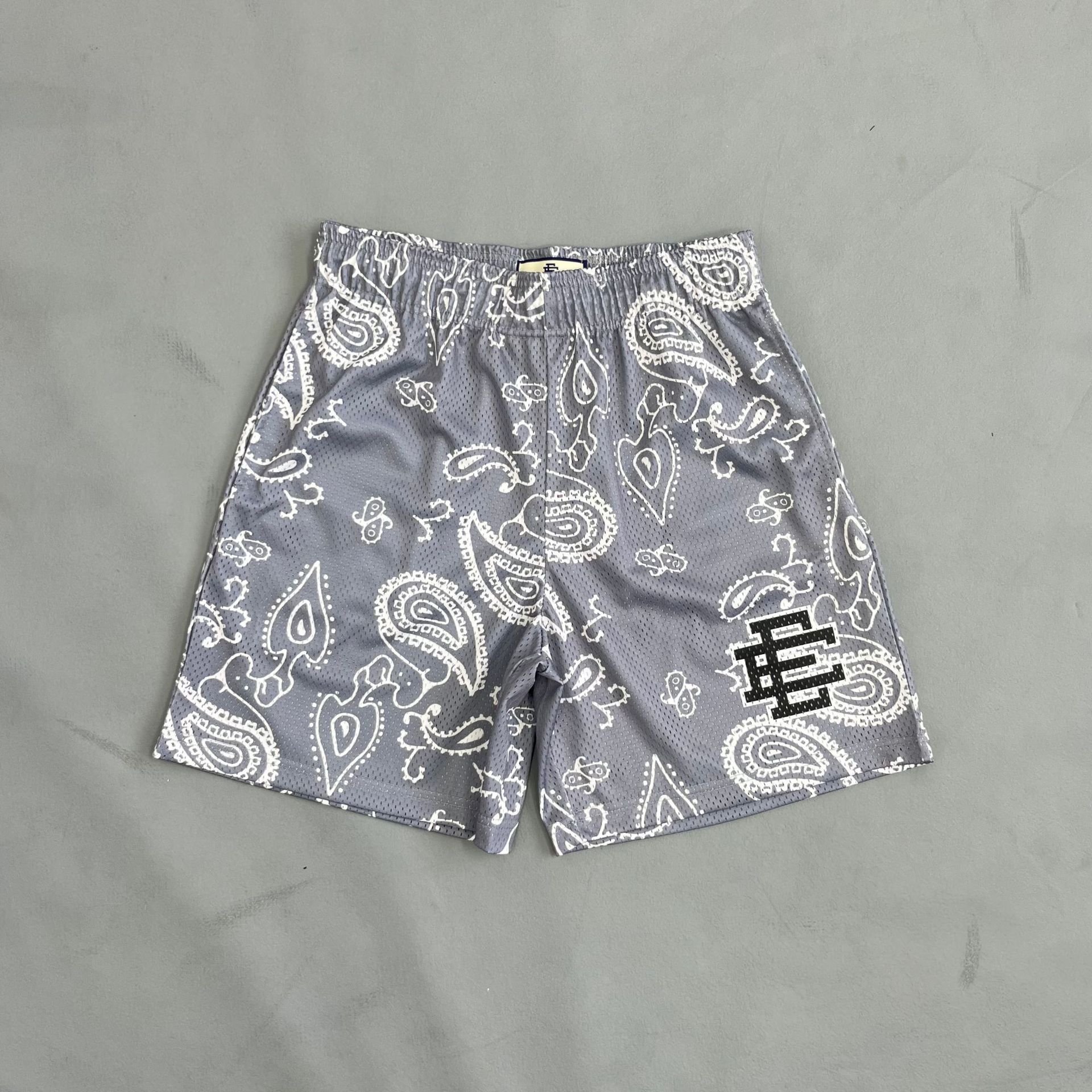 American Couple Shorts Men's Trendy Basketball Shorts Ip Casual Sports Hole Pants Five-Quarter Pants Fitness Sports Shorts