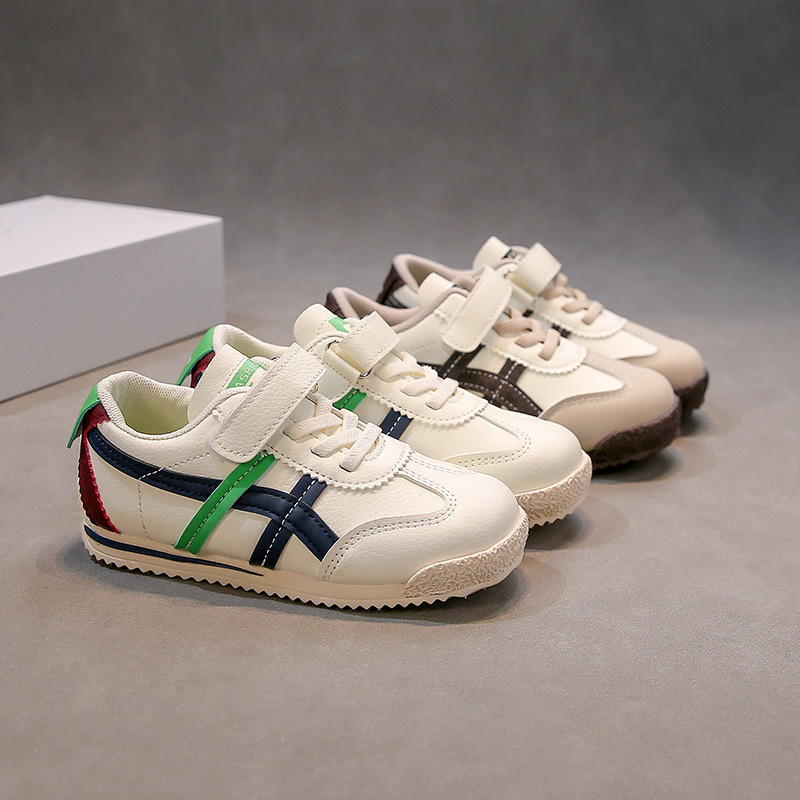 Girls' Sneakers 2025 Spring and Autum New Style Medium and Large Kidsren's Boys' Forrest Gump Shoes Breathable Soft Sole Trendy Brand Girls' Shoes