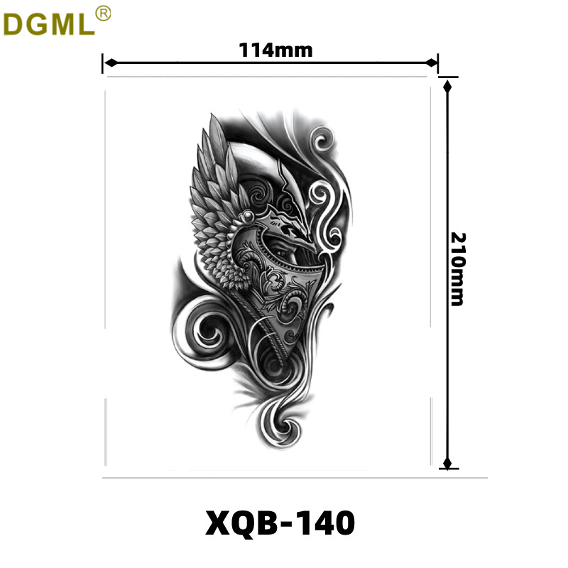 Picture of Children's cartoon flower arm sticker half arm full arm pink pig funny cross-border Henna creative color tattoo sticker wholesale