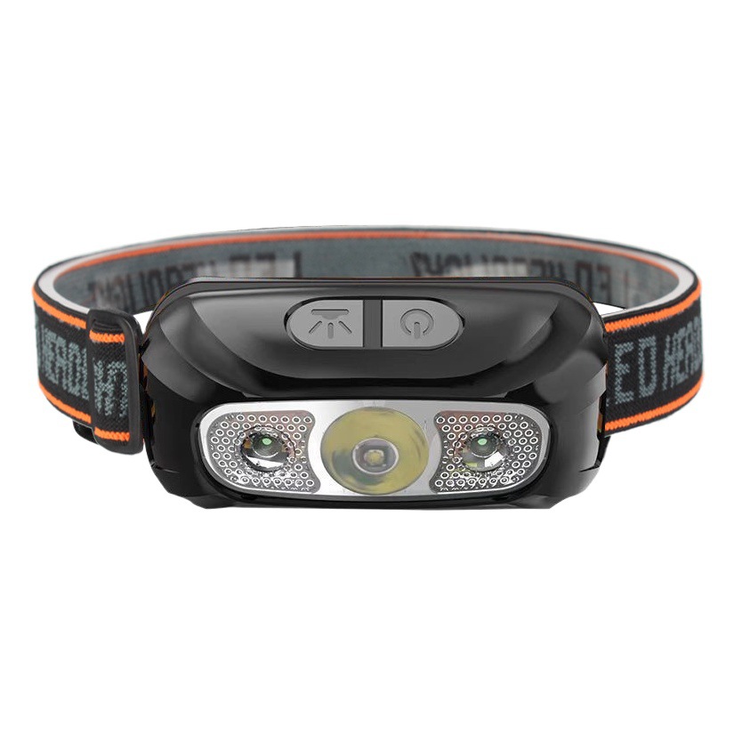 Cross-border lightweight bright headlight intelligent induction headlight portable usb rechargeable led night fishing small headlight