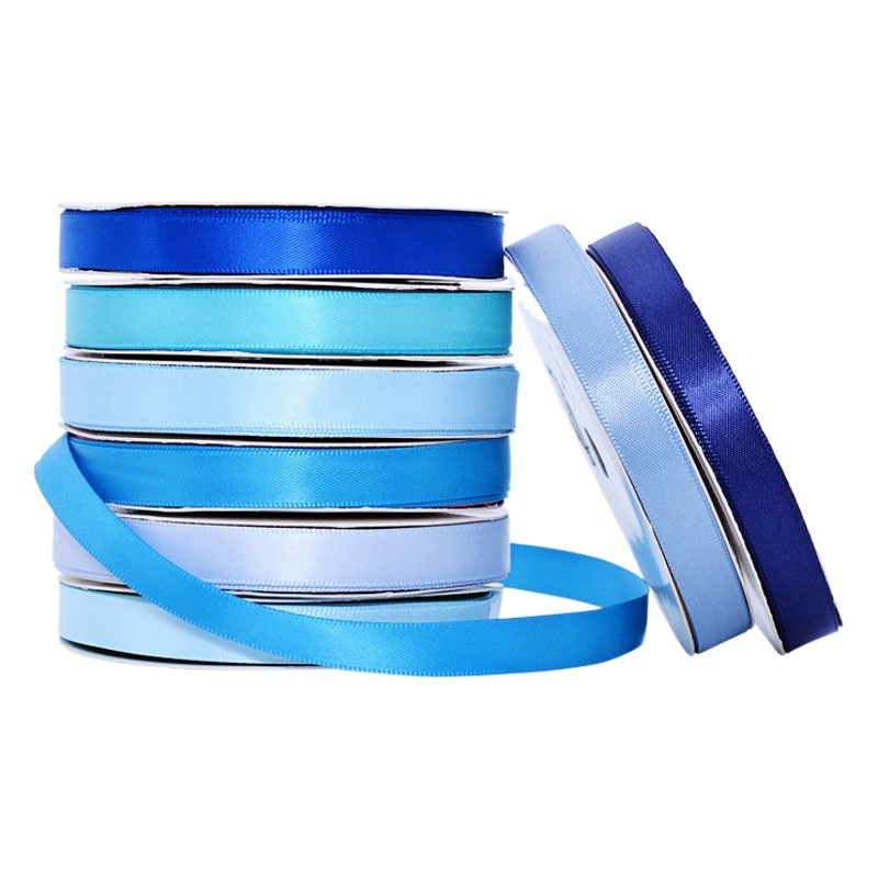 Yao Ming 0.5cm Bow Ribbon Packaging Polyester Ribbon Flower Gift Box Packaging Accessories Double-Sided Smooth Ribbon