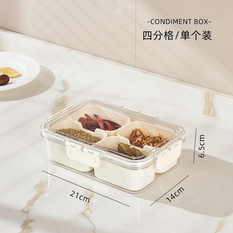 Picture of Cross-border Food Grade Sealed Fruit Salad Preservation Box Bento Box Eight-compartment Storage Box Portable Refrigerator Storage Box