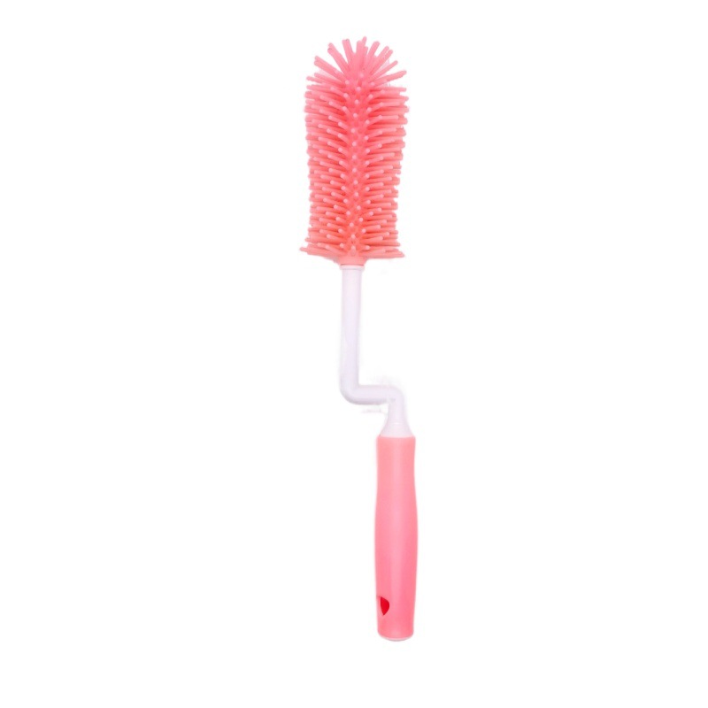Picture of Liquid silicone bottle brush cleaning cup rotating brush nipple brush three-in-one multifunctional cleaning rinse factory direct sales
