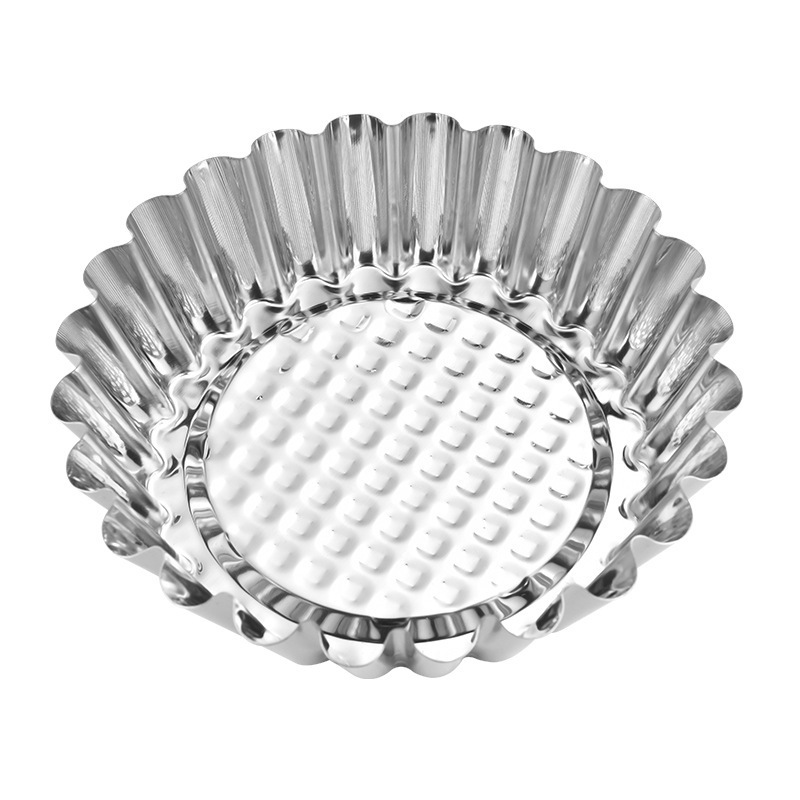Picture of 430 stainless steel reusable egg cake mold lace egg cake mold chrysanthemum cake mold DIY baking tool