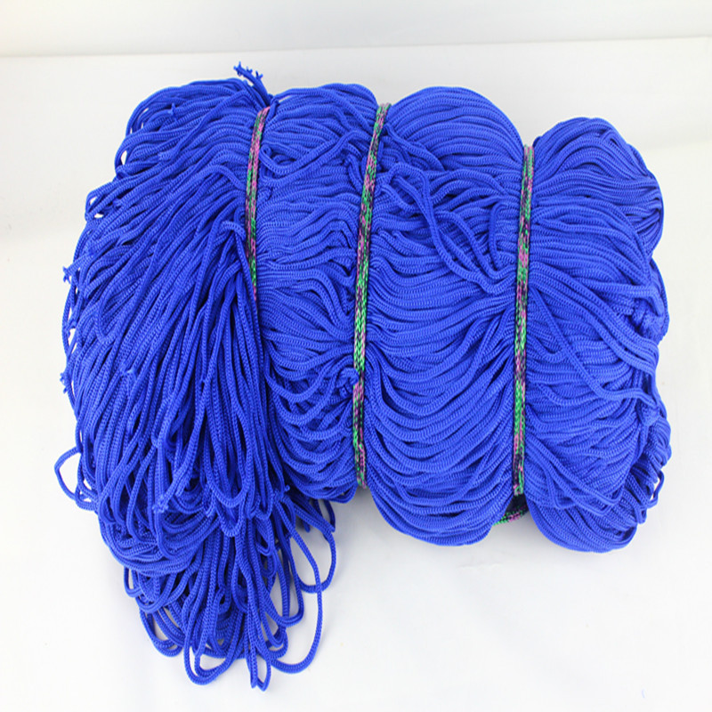 Picture of Origin supply polypropylene rope manufacturers directly supply environmental protection pp rope needle through 4mm black white color tent wind rope