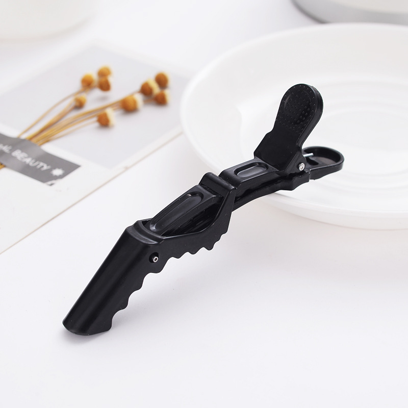 Picture of Multi-functional hair styling clip positioning partition alligator clip long mouth clip crane mouth clip curly hair stylist's choice