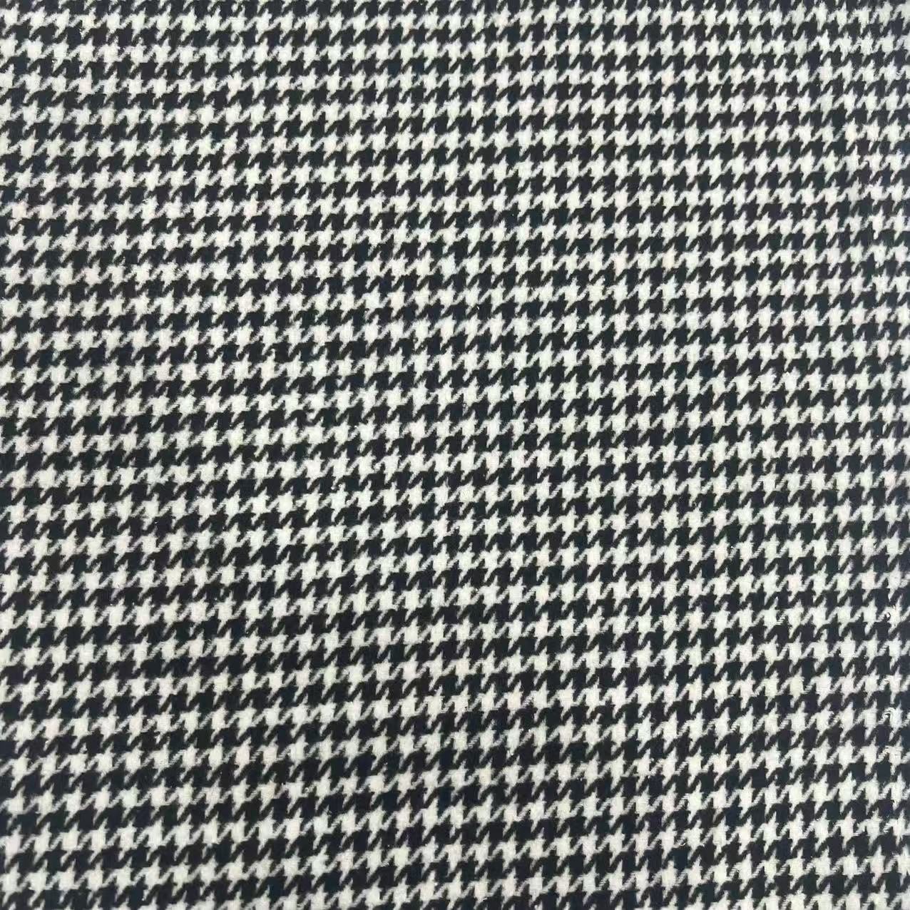 Picture of Shaoxing Keqiao Factory in stock Coat Coat Children's Wear Shoes and Hats Luggage Autumn and Winter Slub Classic Houndstooth Fabric