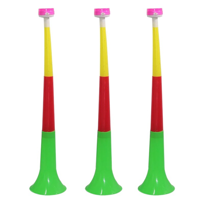 Three-section large retractable speaker cheer 65cm activity children's toy plastic competition fans wowu Zula