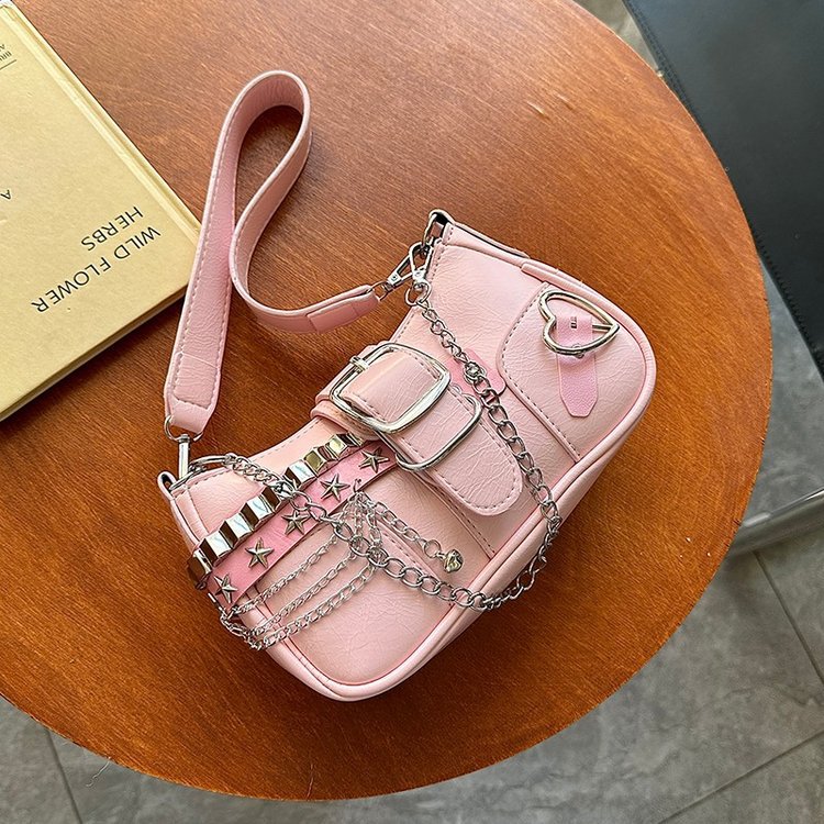 Picture of Niche Trendy Millennium Spice Girl Bag Women's 2024 New Simple Casual Handbag Retro Shoulder Underarm Bag