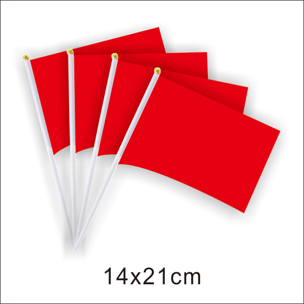 Picture of Spot white thermal transfer flag cross-border e-commerce car flag hand flag production can be sent on behalf of FBA a generation