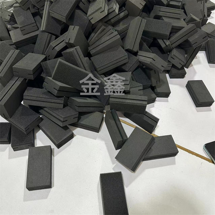 Wholesale EVA car waxing grinding sponge small wipes EVA composite felt cloth cleaning oil film glass wipes