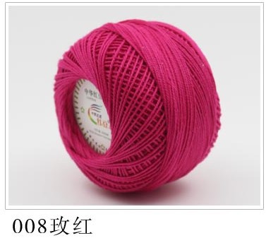 Picture of 3 # Size Lace Thread Crochet Wool Crochet Thread Crochet Thread Cotton Thread Coaster Thread Spring and Summer Wool