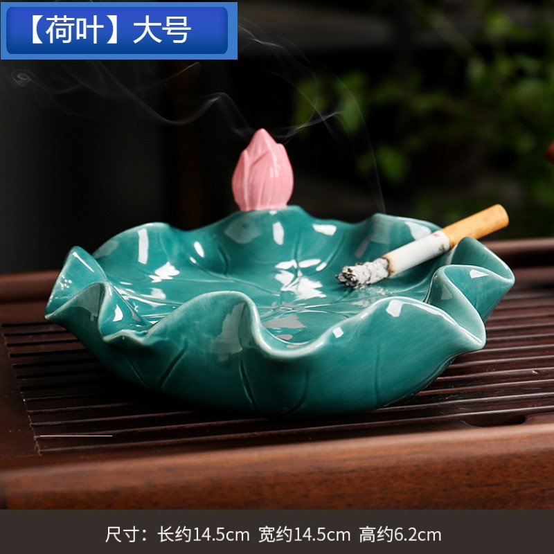 Picture of Ceramic Ashtray for Home Use, Cute, High-End, Light Luxury, Simple, Hotel Business Style, Simple Ashtray, Creative Ashtray