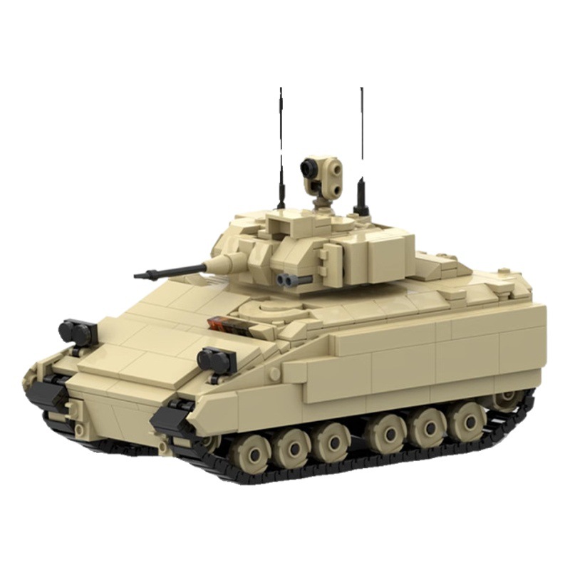 Compatible with Lego MOC-154626 Bradley M2 armored chariot model assembling building blocks toy suit boy