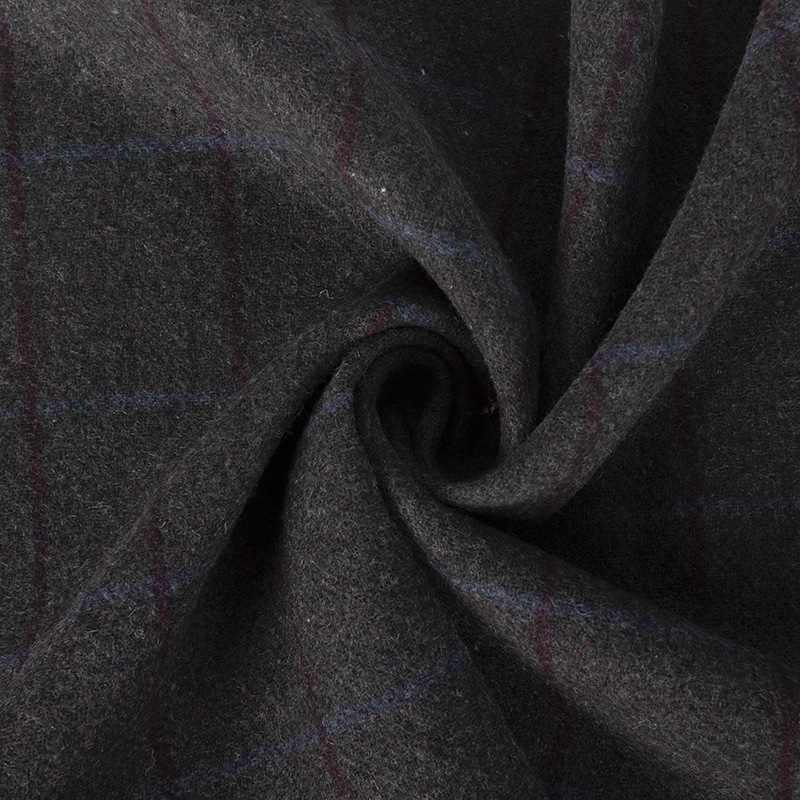 Picture of Wholesale 30 Wool Mark Plaid Fabric Wool Plaid Woolen Outwear Clothing Outwear Woolen Wool Polyester Fabric