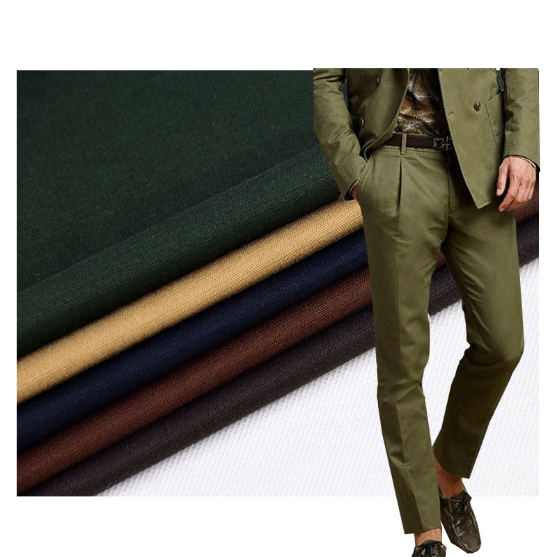 Ready Stock Tencel Cotton Stretch Card Multi-Color Optional Dress Windbreaker Casual Pants Fashion Fabric