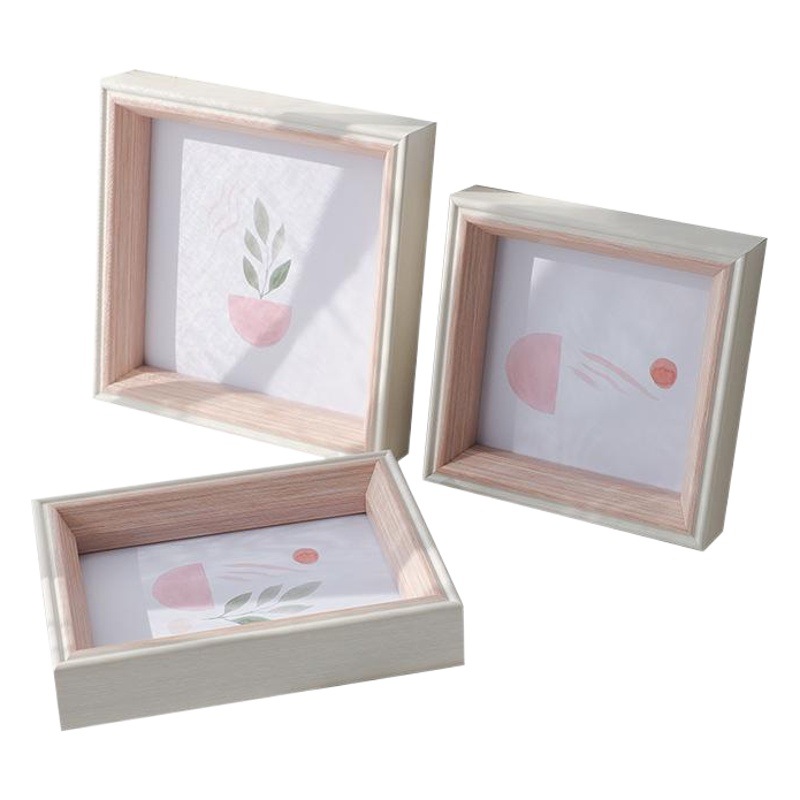 Photo Frame Table Simple Children's Album Frame Square Light Luxury Wedding Dress Photo Washing Made Wall Plastic Nail Art Photo Frame