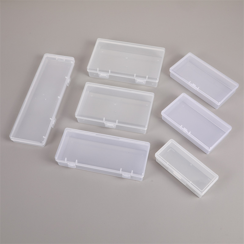 Transparent Jewelry Plastic Box Accessories Materials Tools Plastic Empty Box Stationery Fishing Gear Digital Packaging Box Storage Box