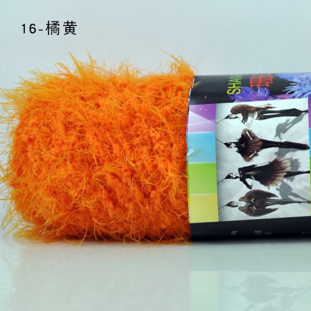 Picture of Coral Mink Velvet Wool Phoenix down Long Hair Imitation Fur Wool Thread Hand Knitted Stick Needle Baby Kidsren Outwear Thread Cross-Border