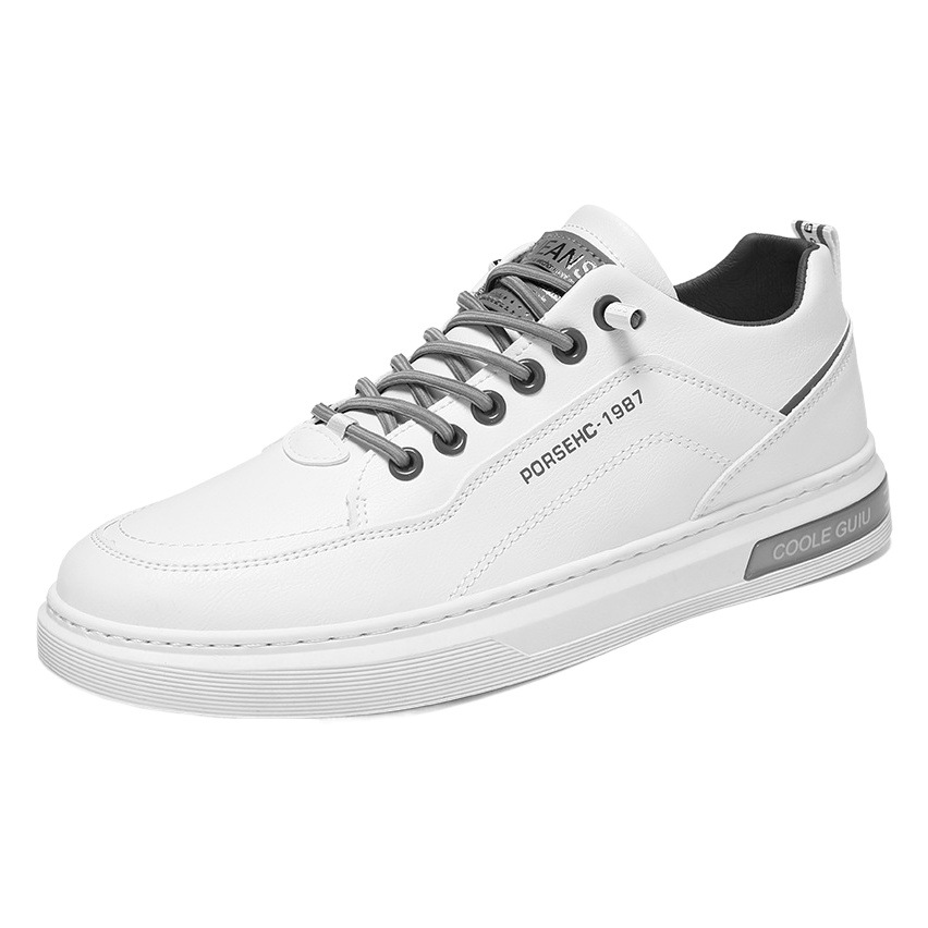 Men's Shoes Spring New Breathable White Shoes Trendy All-match Cloth Shoes Sports Casual Board Shoes Trendy Shoes for Male Students