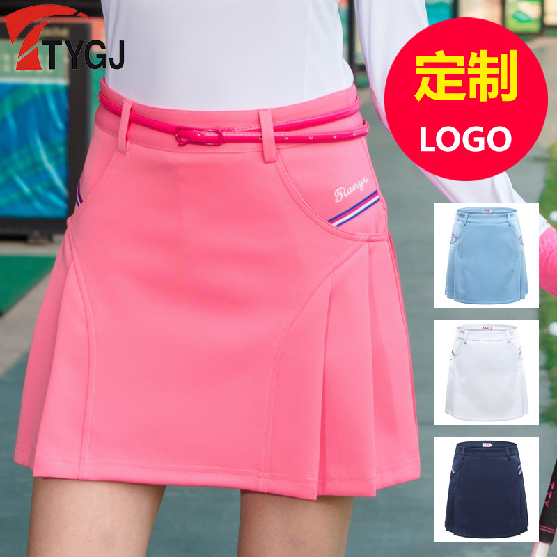 New Golf Clothing Women's Anti-Exposure Skirt Golf Spring and Summer Women's Clothing Can Be Matched with Clothes and Short Skirt Suit