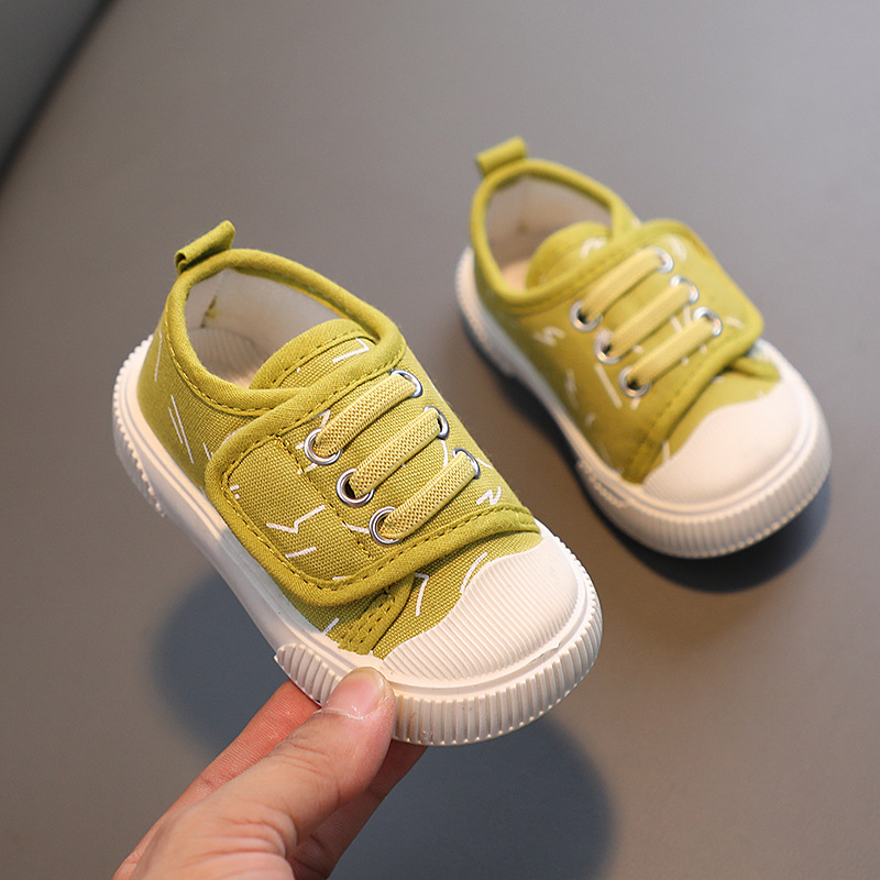 Picture of Children's Canvas Shoes 2025 Spring and Autum New Style Boys 1-6 Years Old Baby Shoes Breathable Casual Girls Low-Cut Sneakers