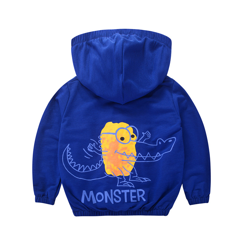 Picture of betop children's clothing new Korean style coat children's sun protection clothing thin Korean style cartoon boys' coat hooded hair generation